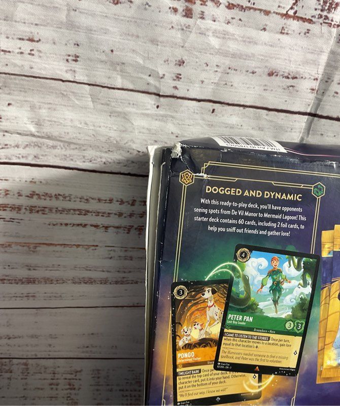 Disney Lorcana Trading Card Game 2 Decks 4 Booster Packs 1 Promo Card Sealed #2