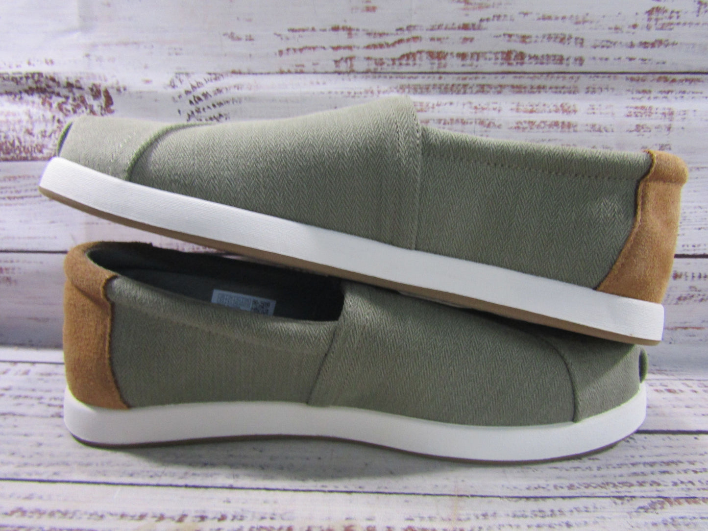 Toms Alp Fwd Men's Green Slip-On Shoes Size 9.5