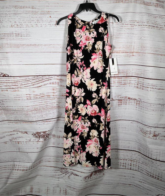 NWT Women's Nine West Floral Print Sleeveless Dress Size 4