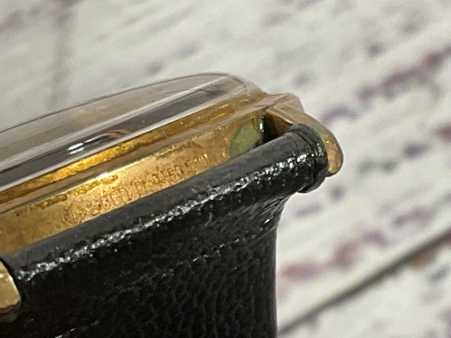 VTG. FAVRE-LEUBA Gold Plated Winding Watch (MISSING CROWN)