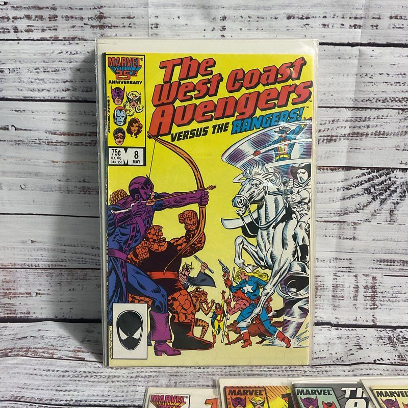Lot Of 12 Vintage West Coast Avengers Marvel Superhero Comics 1984-89