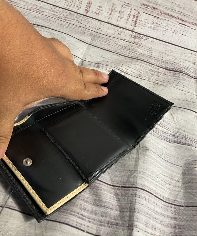 Furla Leather Double Snap Two Tone Wallet