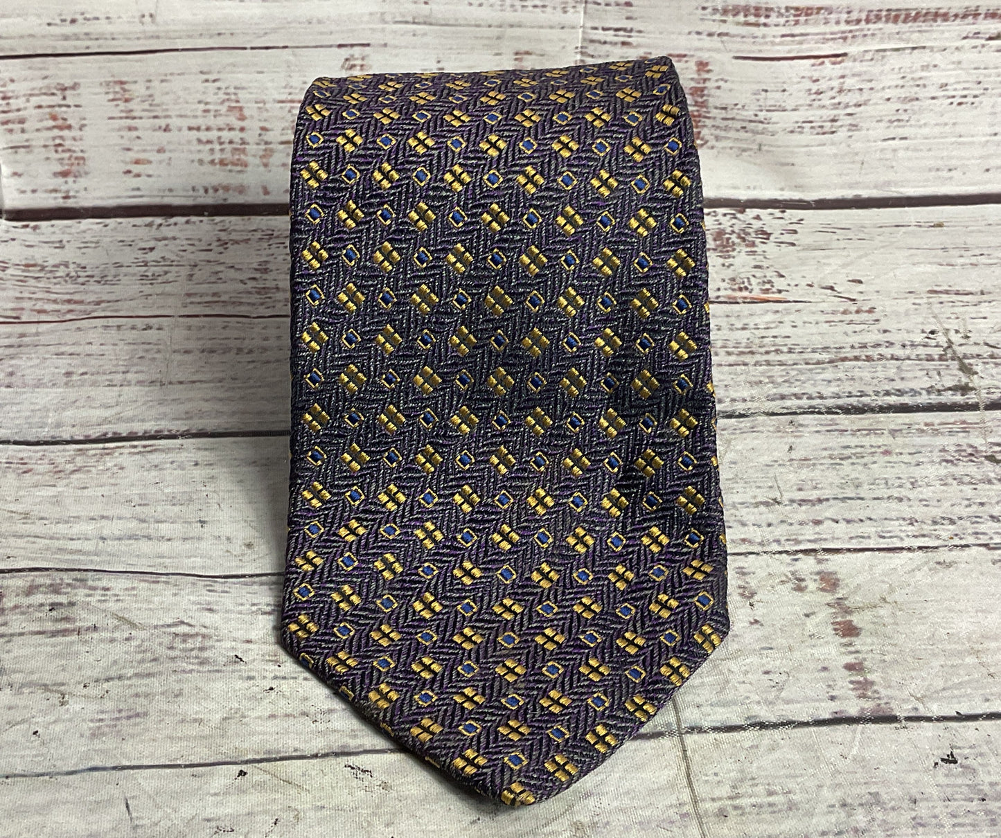 Valentino Geometric Patterned Tie Multicolor OS