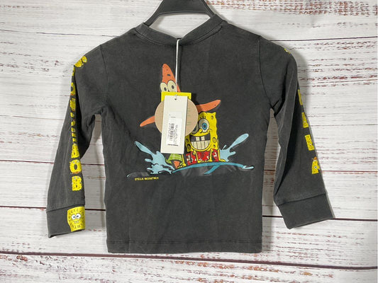 NWT STELLA MCCARTNEY Sponge Bob Boys Long Sleeve T-Shirt- SZ 4