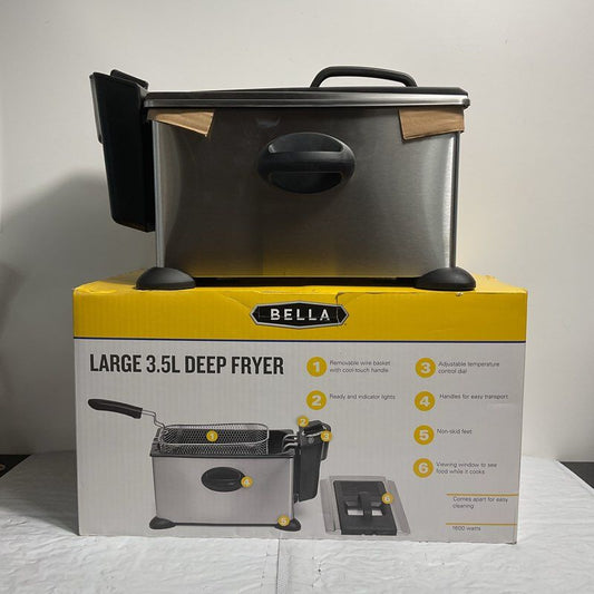 NOB Bella Large 3.5L Countertop Deep Fryer