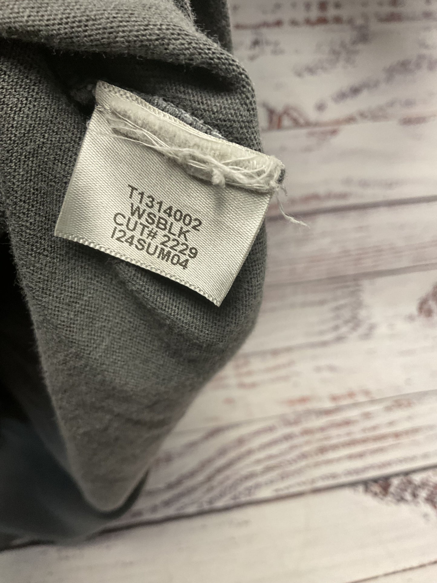 The Great. Brand Grey Round Neck Short Sleeve T-Shirt - Size 2