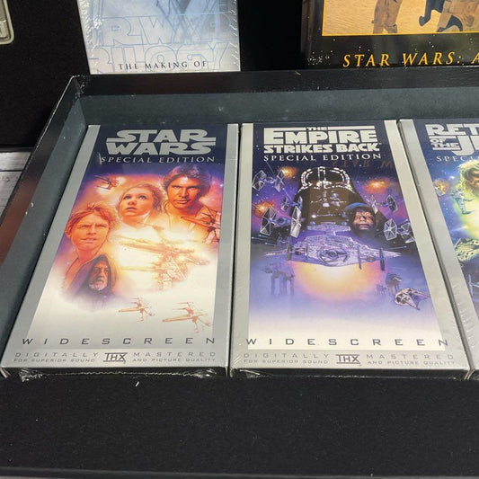 NOB 1997 Star Wars Trilogy Special Edition Limited Edition Collector VHS Box Set