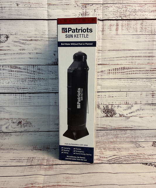 4patriots Black Aluminum Sun Kettle