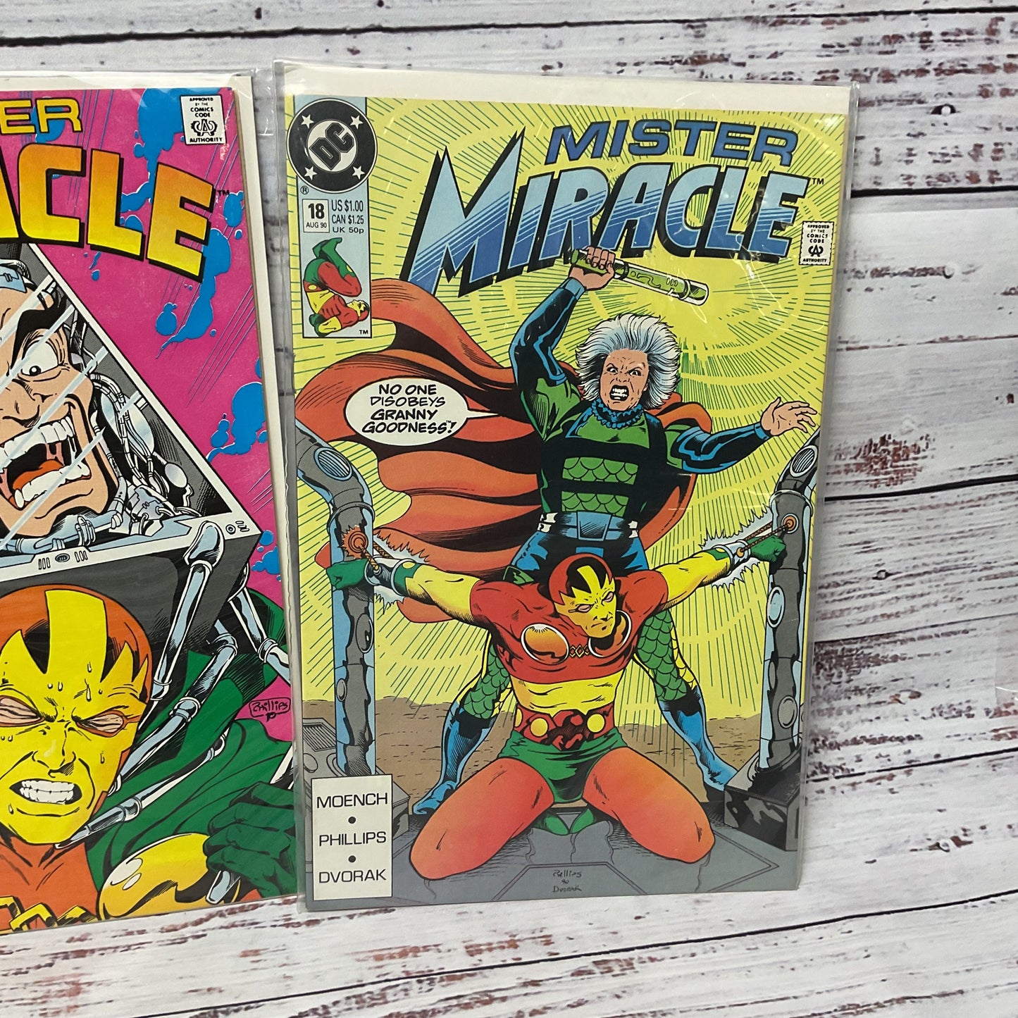 Mister Miracle Issues 10,11,12,18 Marvel Comics 1989 Lot Of 4 Comics