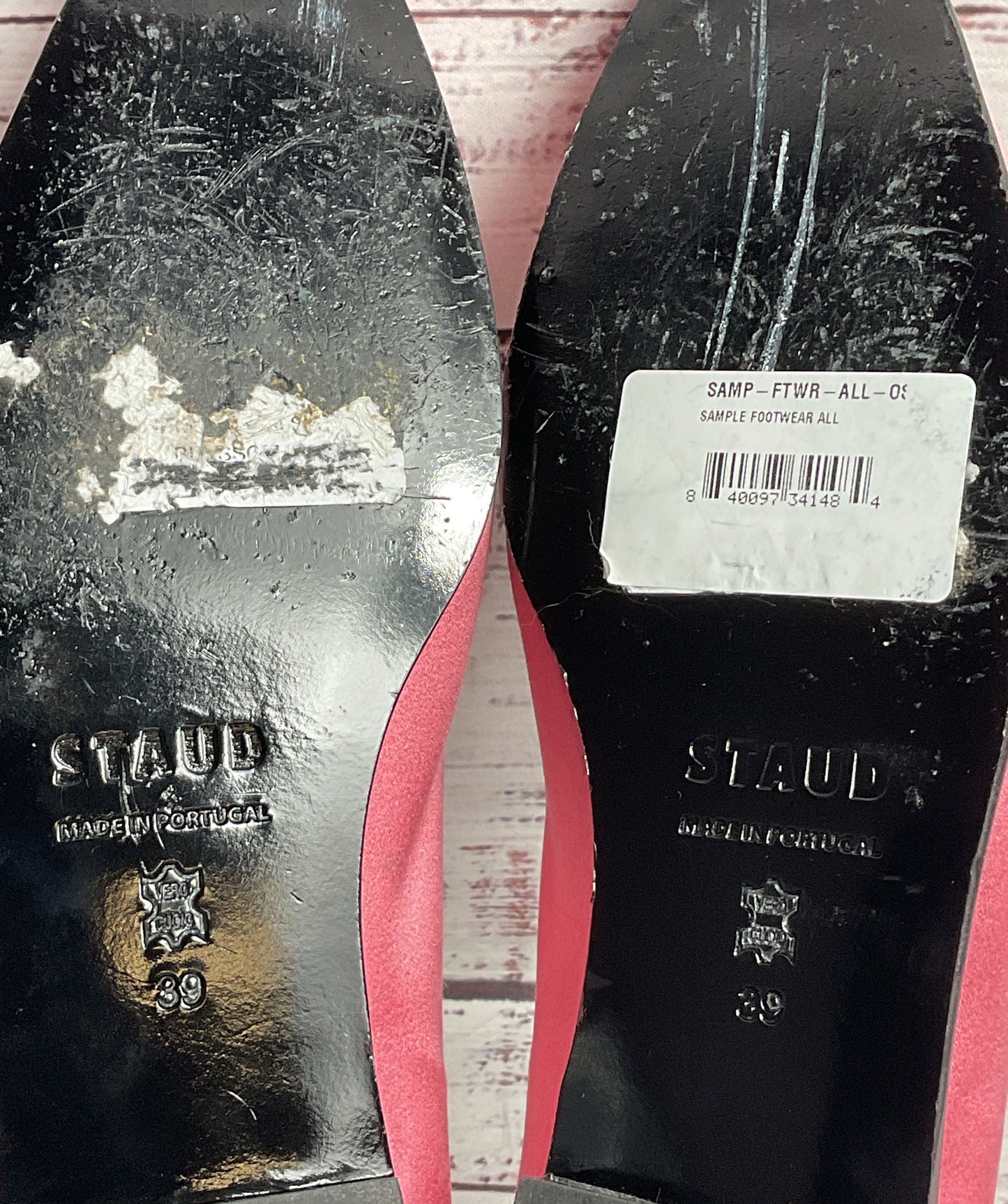 Staud Keith Satin Ballet Flat Blossom 39