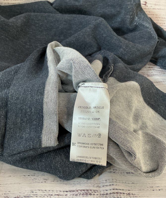 Men's Contigiano in Bottega Blue Cotton Sweater Size L