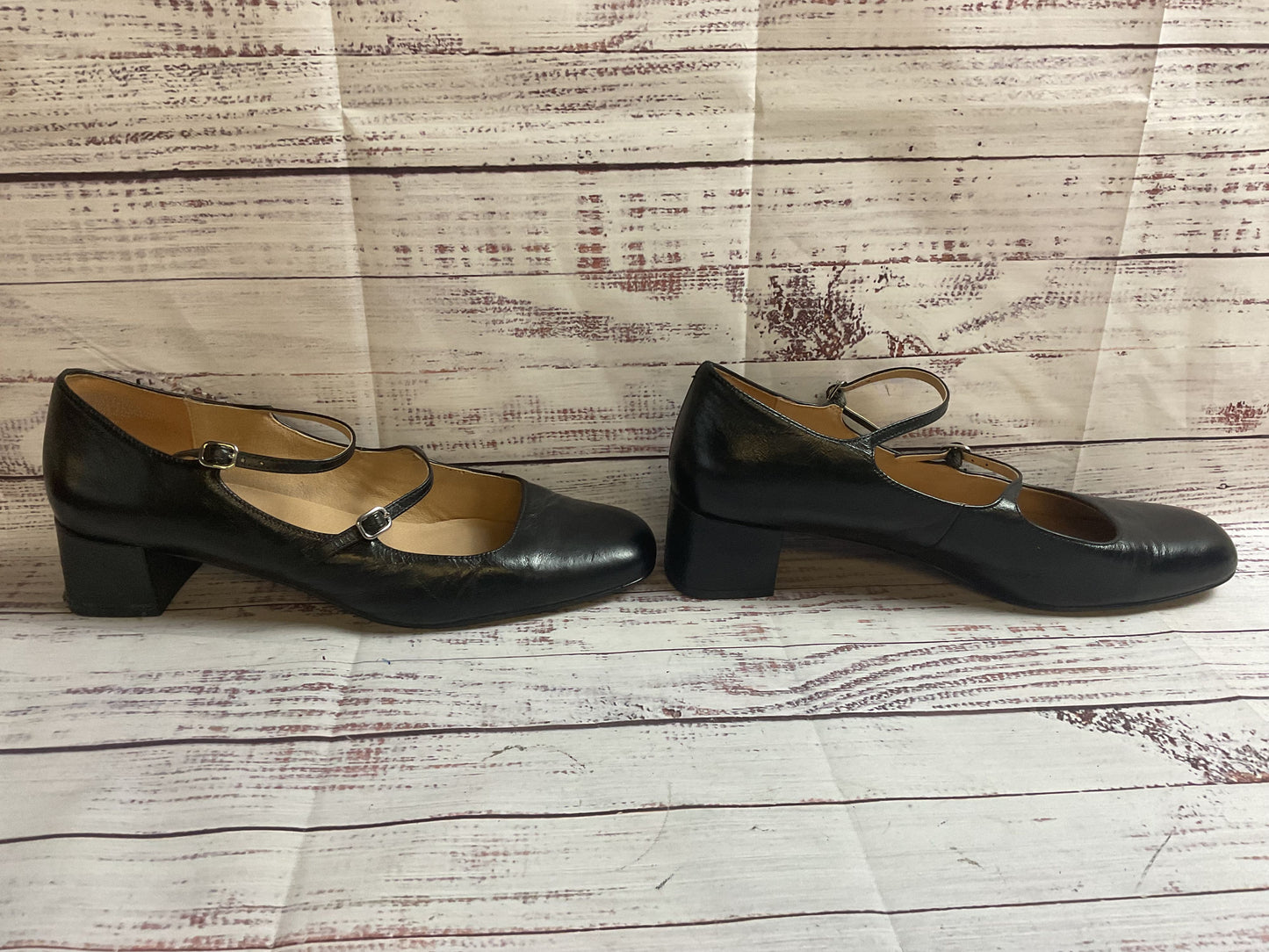 Madewell Black Pump Square Toe Heel Women 12