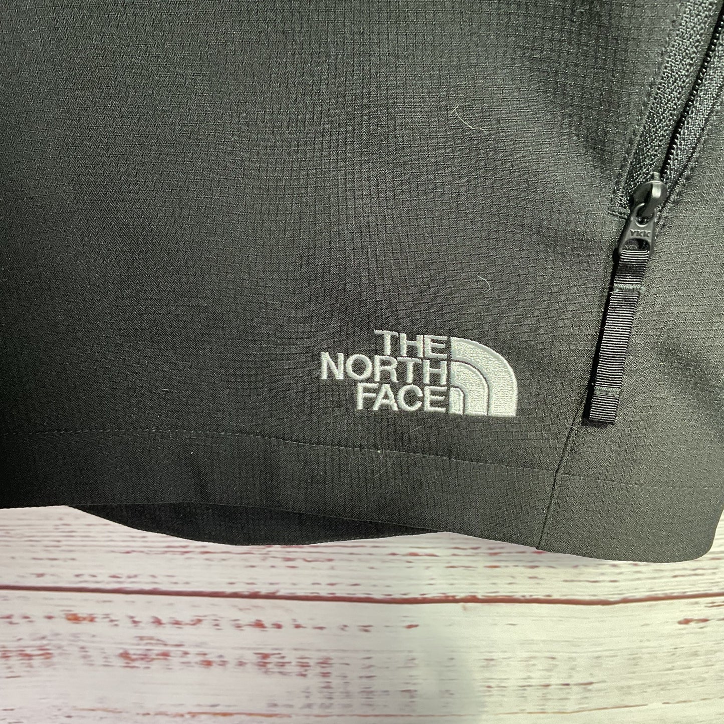 The North Face Black Castle Rock Github Logo Embroidered Polyester Vest - Size M