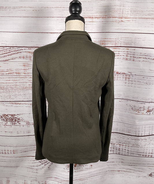 Rag & Bone Slade Wool Blazer Green 6