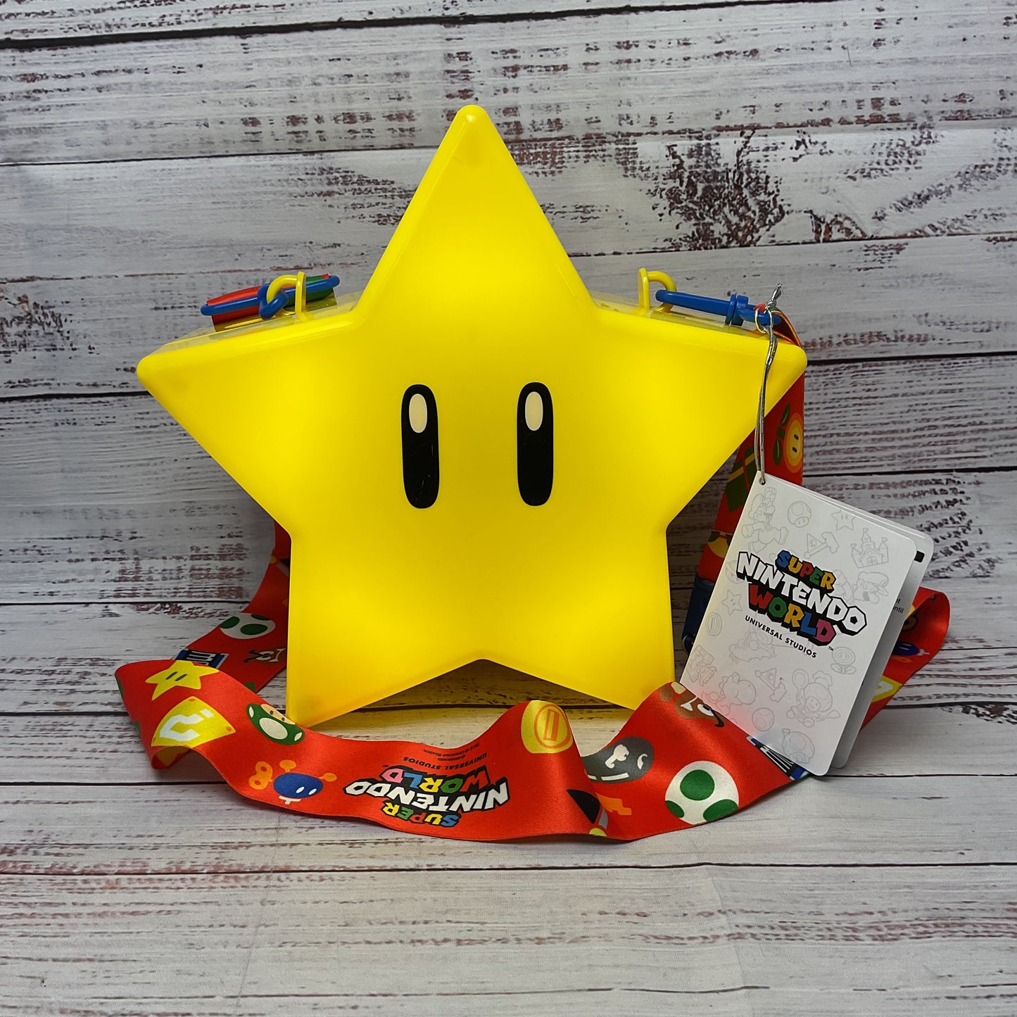 Universal Studios Super Nintendo World Mario Light Up Star Popcorn Bucket