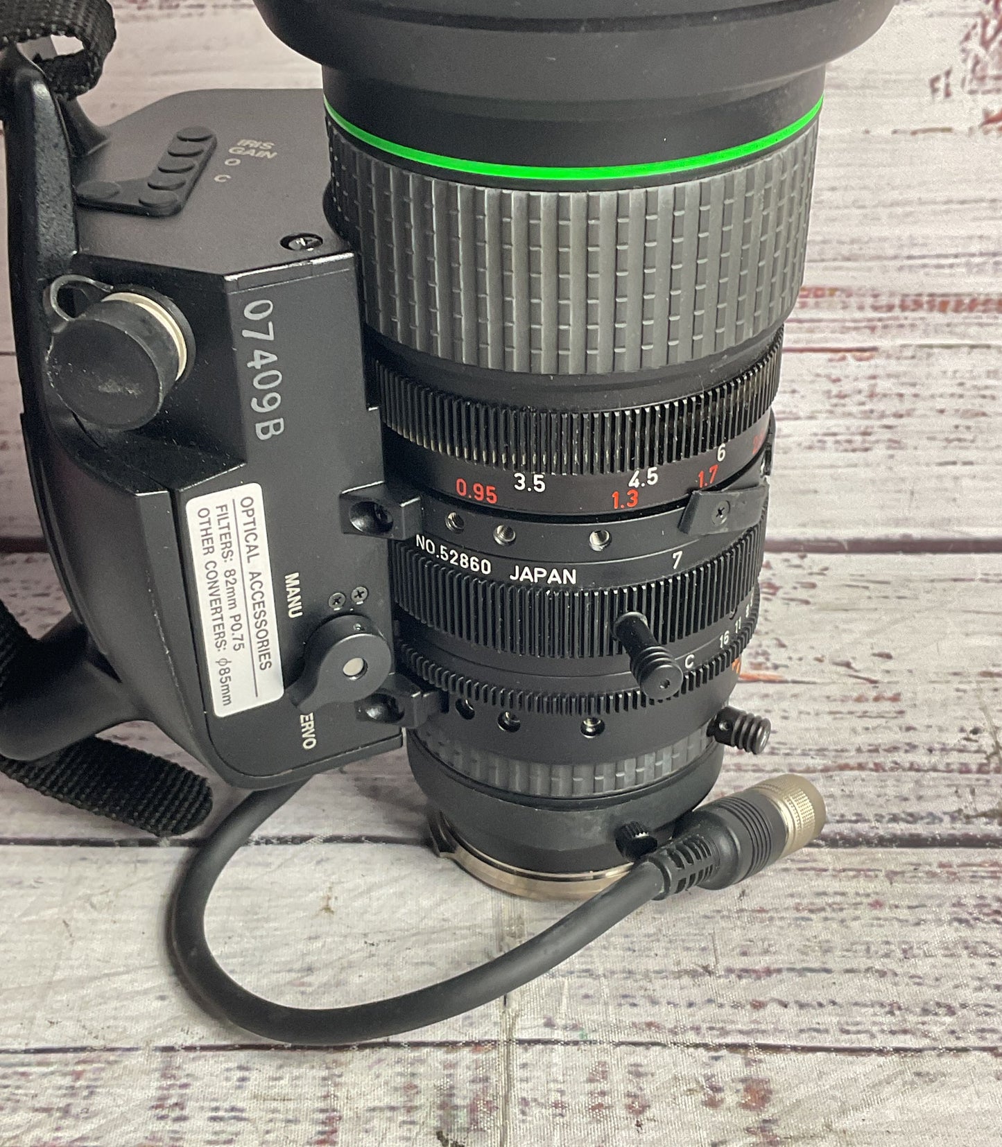 Canon YH17x7 KRS IX12 CCD 17x BCTV Zoom Lens