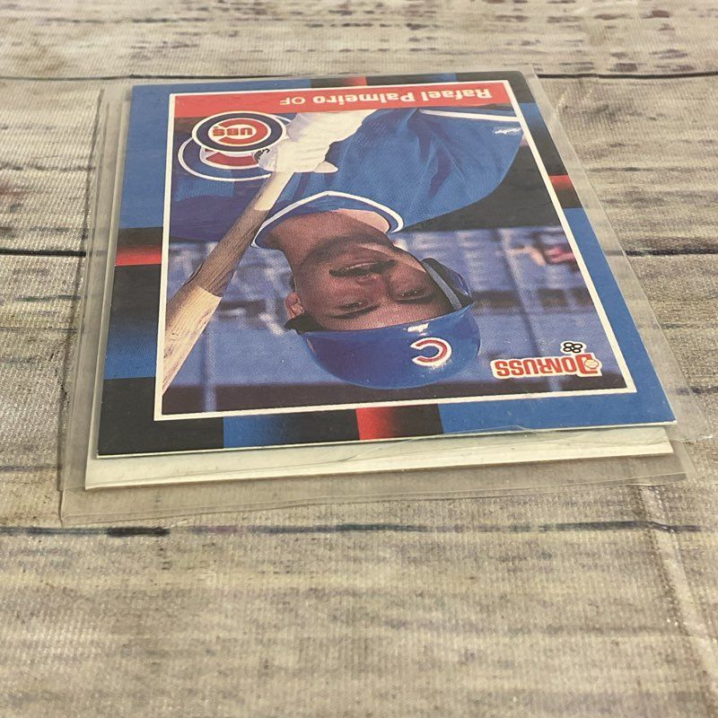 Lot Of 2 1988 Rafael Palmeiro Ungraded Baseball Cards Donruss 324 Topps 186