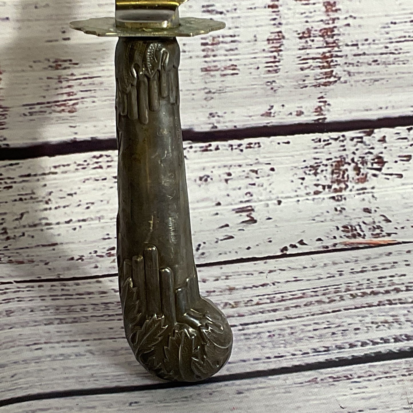 VTG. AMBASSADOR Cutlery Mfg. Sterling Silver Steak Knife- 10"