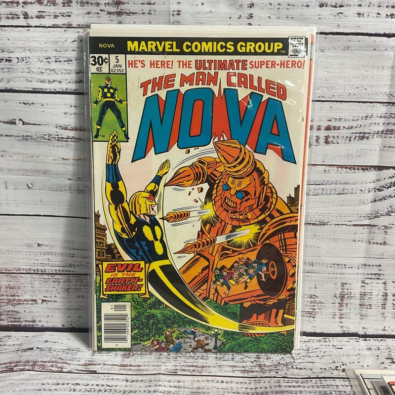 Lot Of 7 Vtg. Man Called Nova Marvel Comics 3 5 11 16 20 21 Ungraded