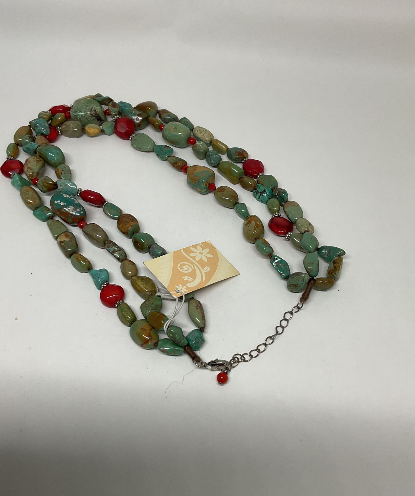 Multi Gemstone Beaded Strand Necklace