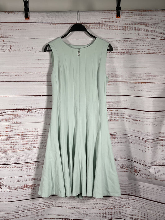 Donna Karen Light Blue Front Zip Dress - Size 8 NWT