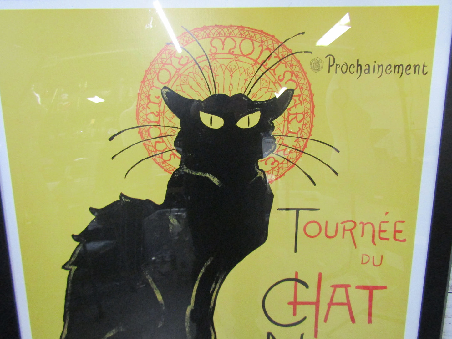 Tournée du Chat Noir Poster by Théophile-Alexandre Steinlen Framed