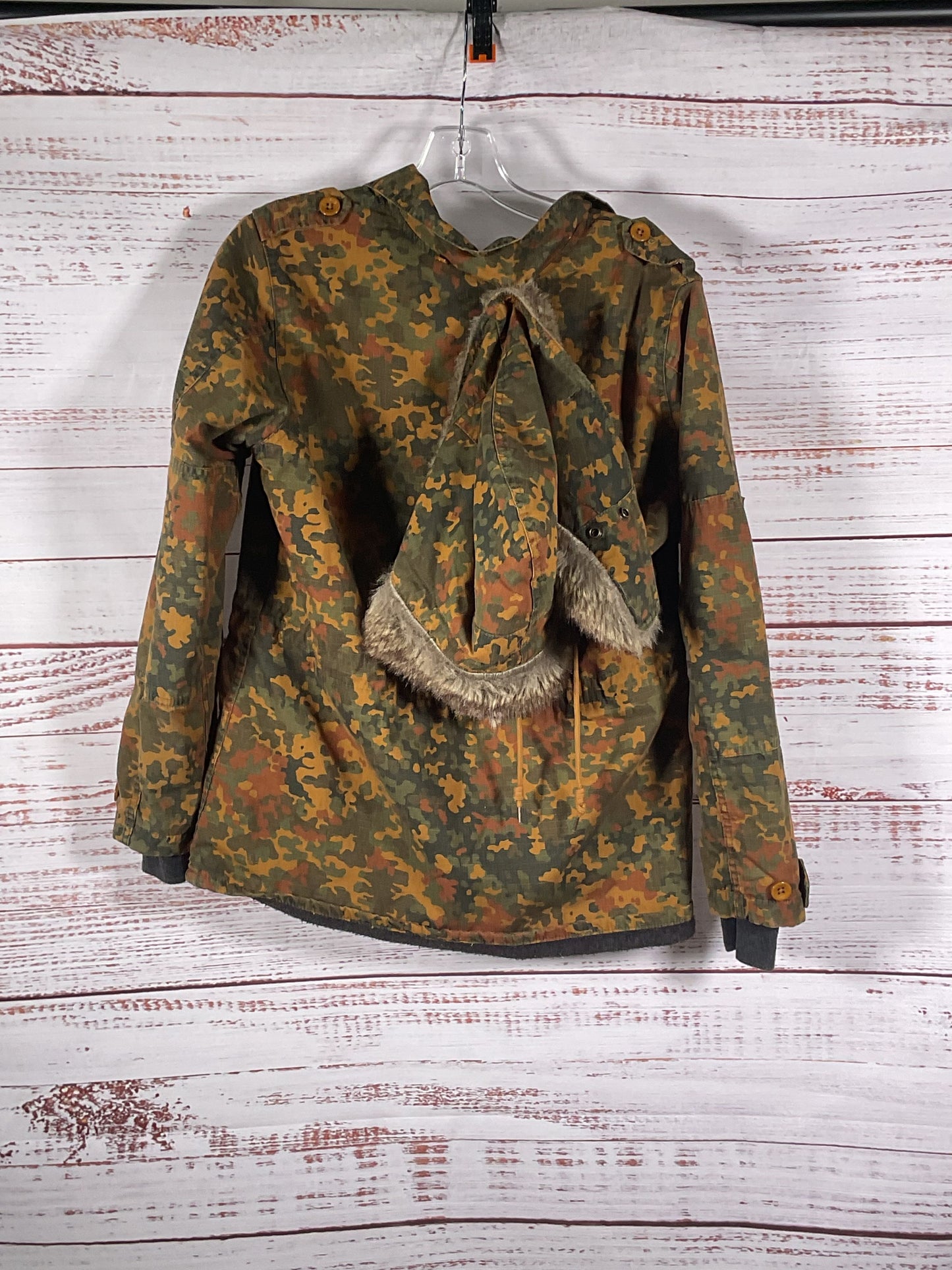 Obey Propaganda Camo Jacket with Detachable Hood - Size S