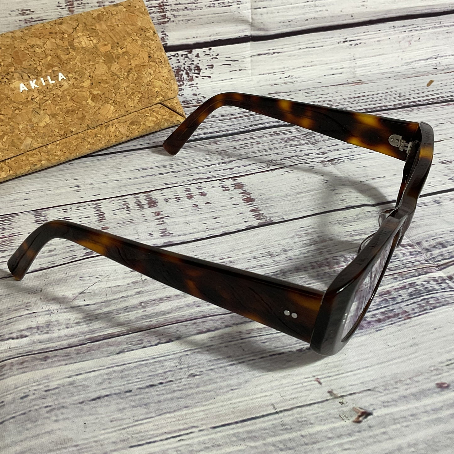 AKILA Silvia Brown Tortoise Eyeglasses- 141 (FRAMES ONLY)