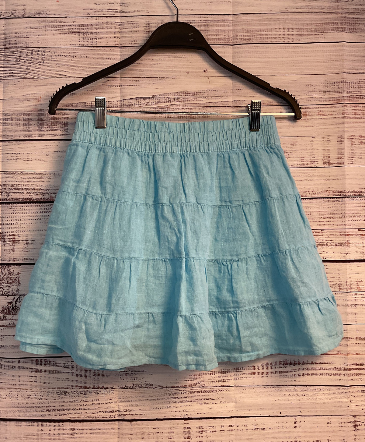 NWT Women's House of Harlow 1960 Turquoise Linen Skirt Size S