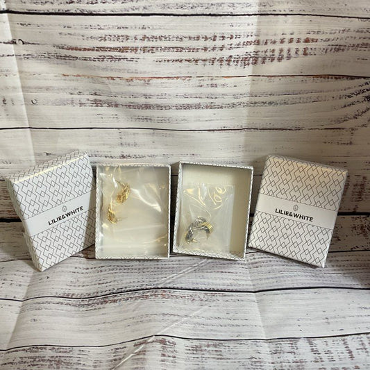 NEW LILIE&WHITE Two Tone Earrings- Two Sets