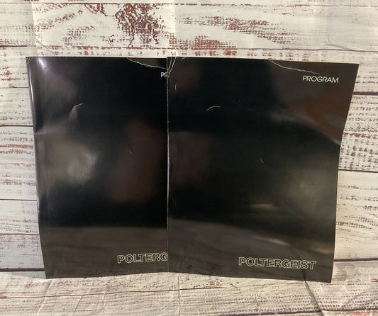 Poltergeist 1982 Movie Press Production Programs Lot of 2