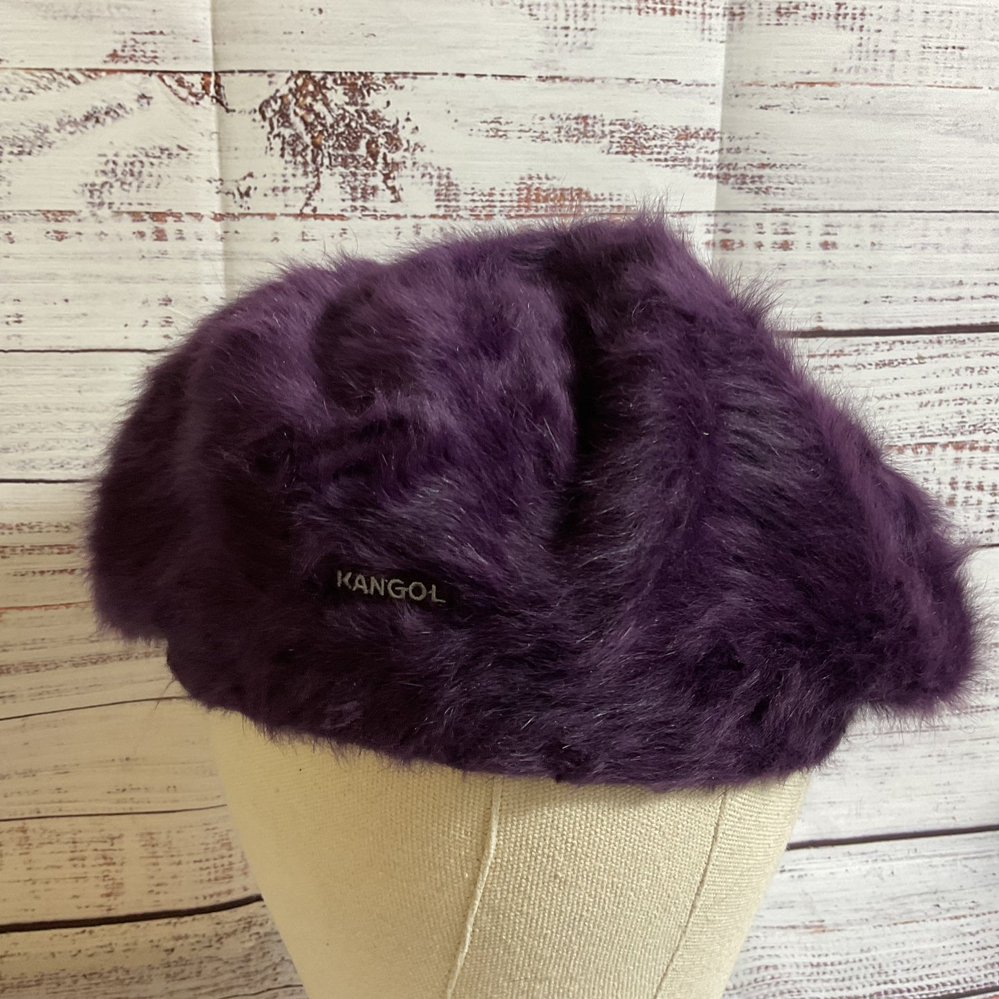 VTG. KANGOL 11" Purple Furgora Beret Hat
