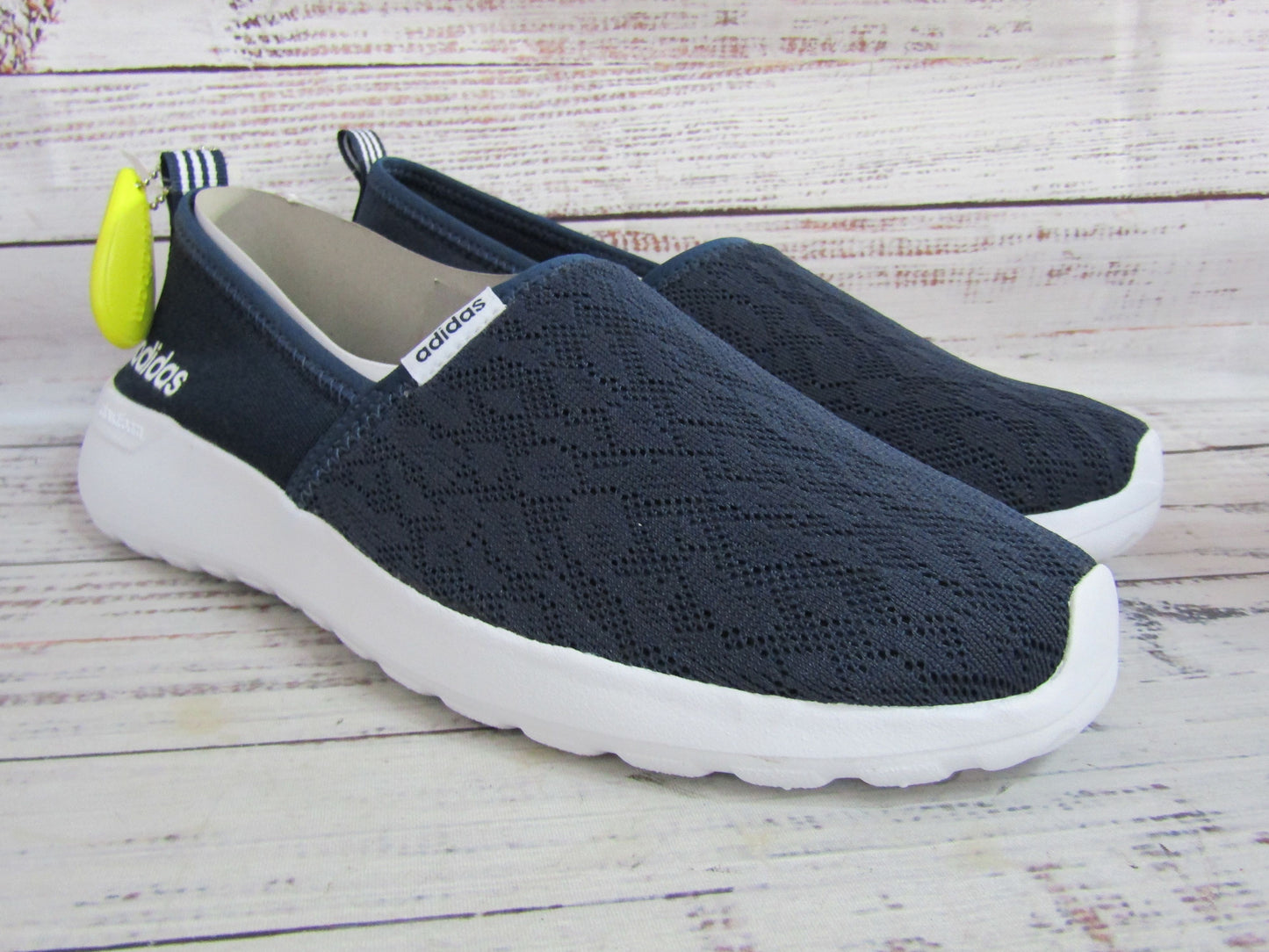 Adidas Cloudfoam Lite Racer Women's Navy Blue Slip-On Shoes Size 9.5 AC8476