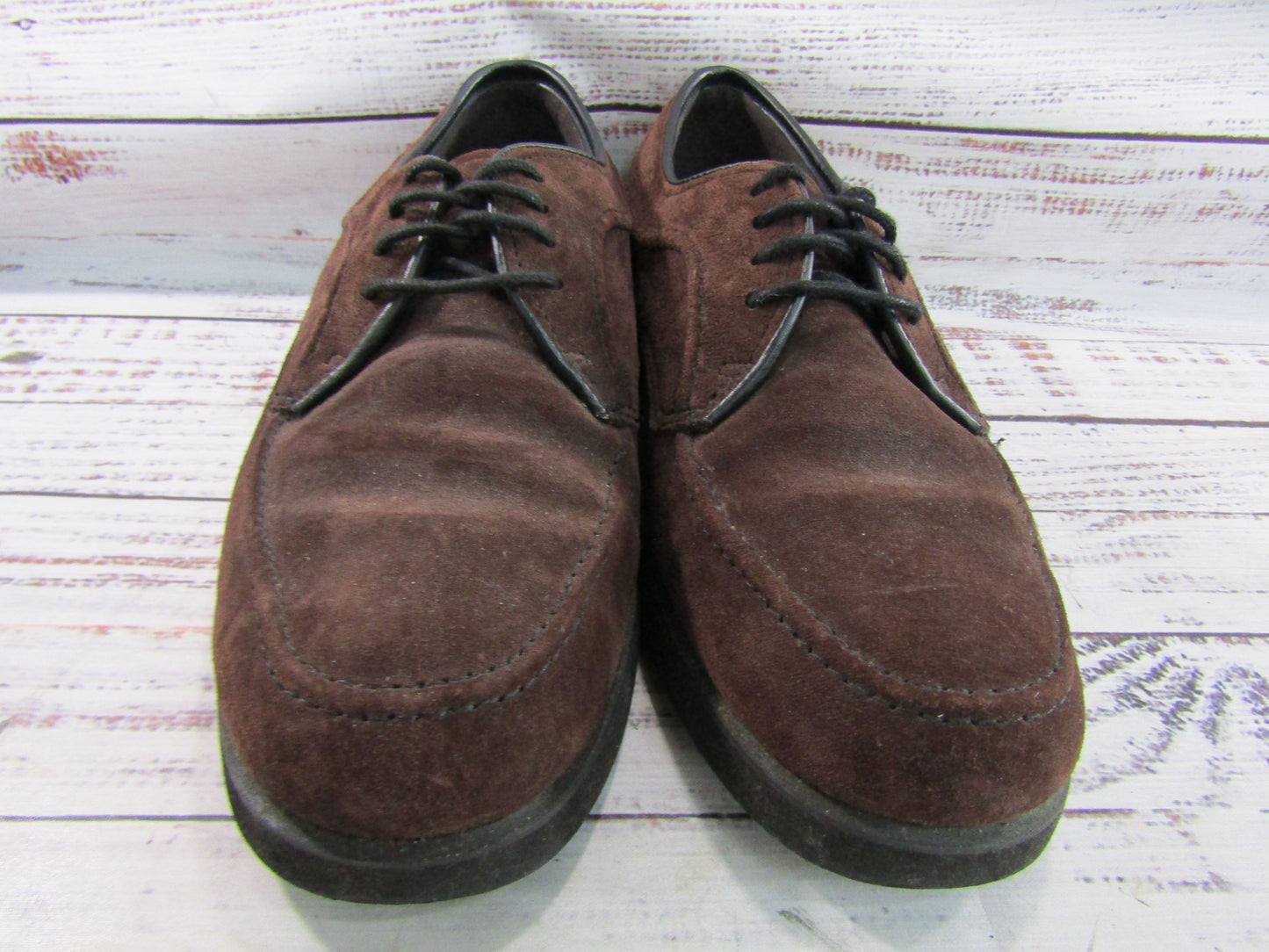 Hush Puppies Women's Brown Suede Oxford Dress Shoes Size 7.5
