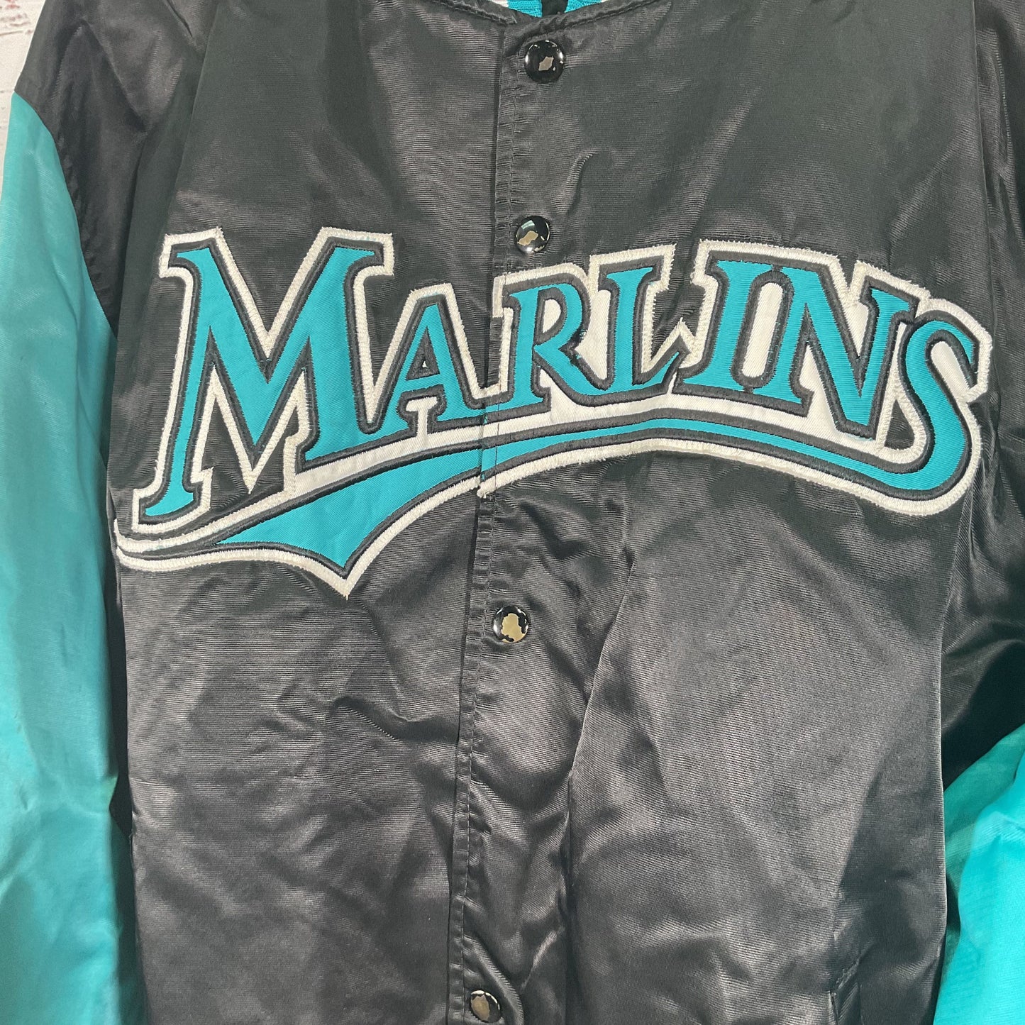 Vintage Starter Black Blue Seattle Mariners Jacket 1990s - Size XL As-Is