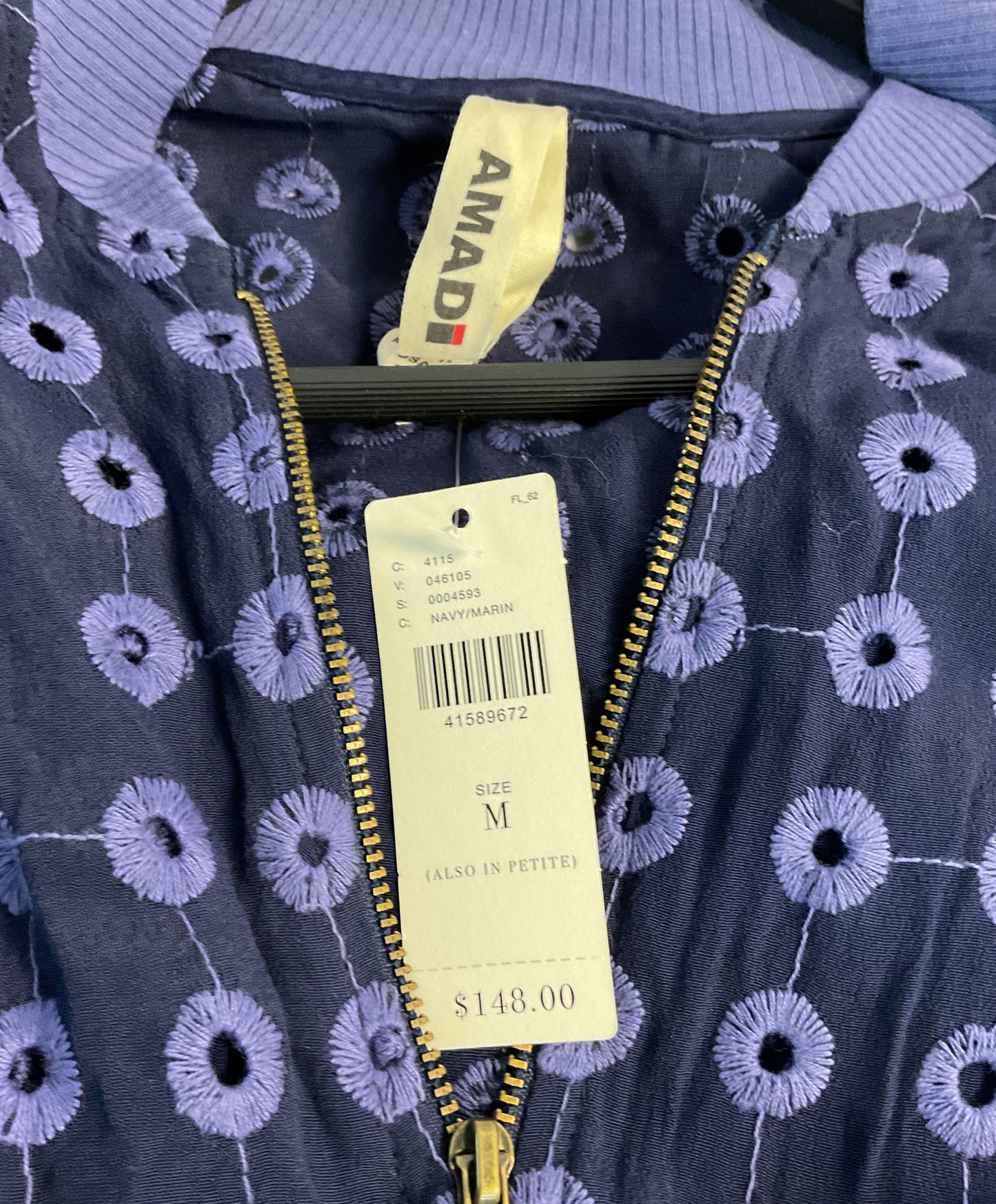 NWT Women's Anthropologie Amadi Bomber Jacket Size M
