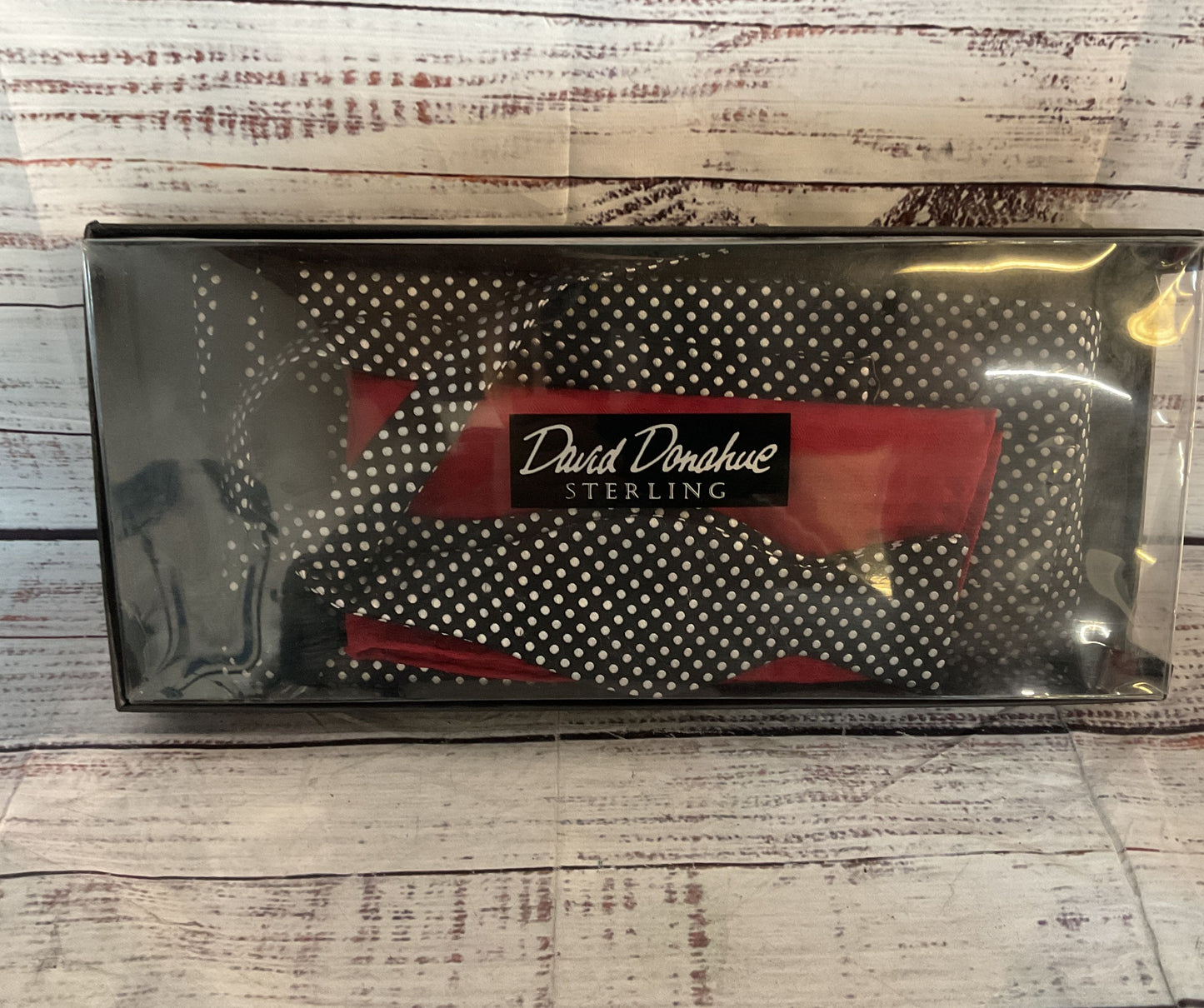 David Donahue Polka Dot Formal Wear Accessories Multicolor OS