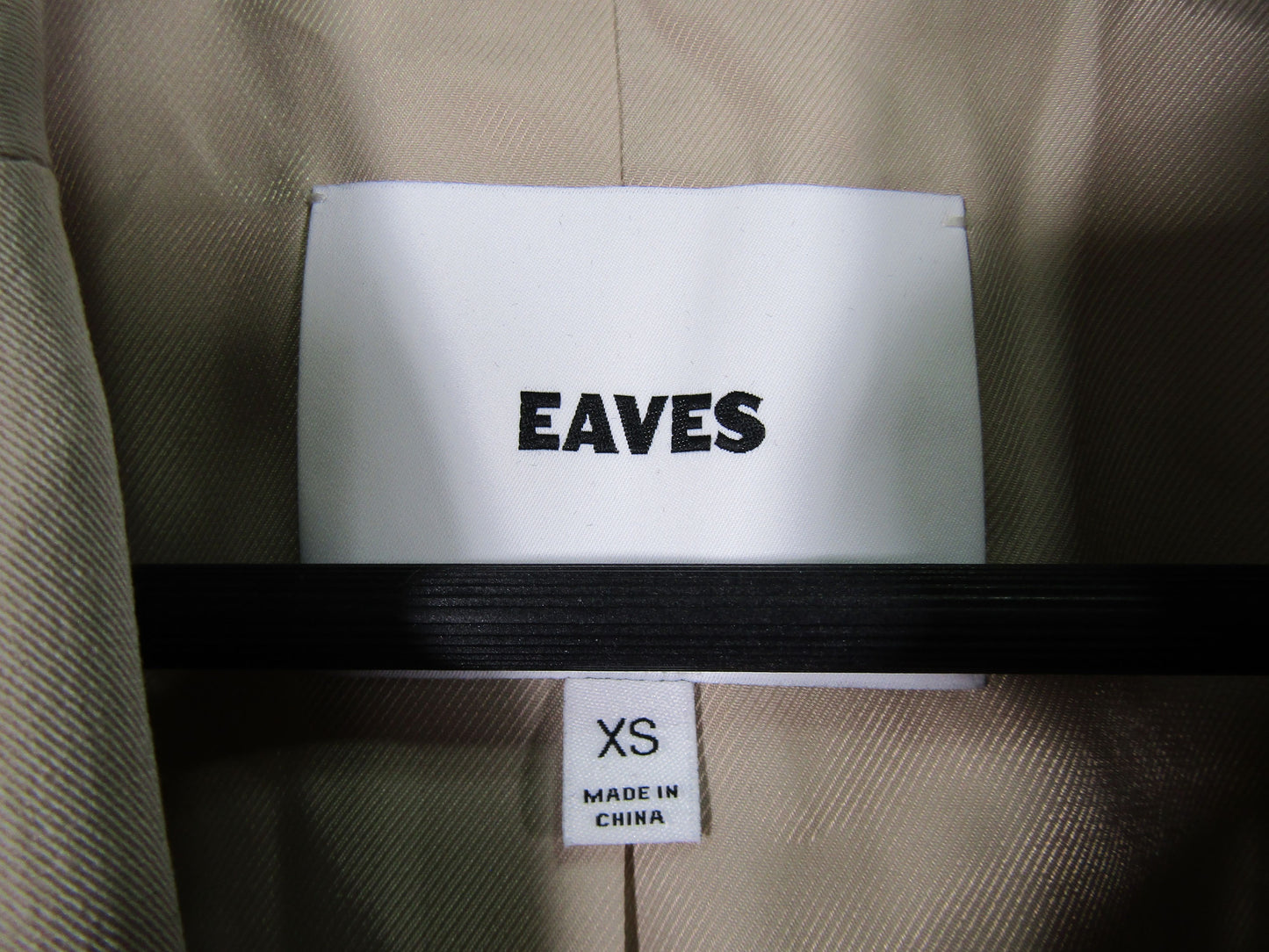 Eaves Siya Women's Beige Blazer Suit Jacket Size XS