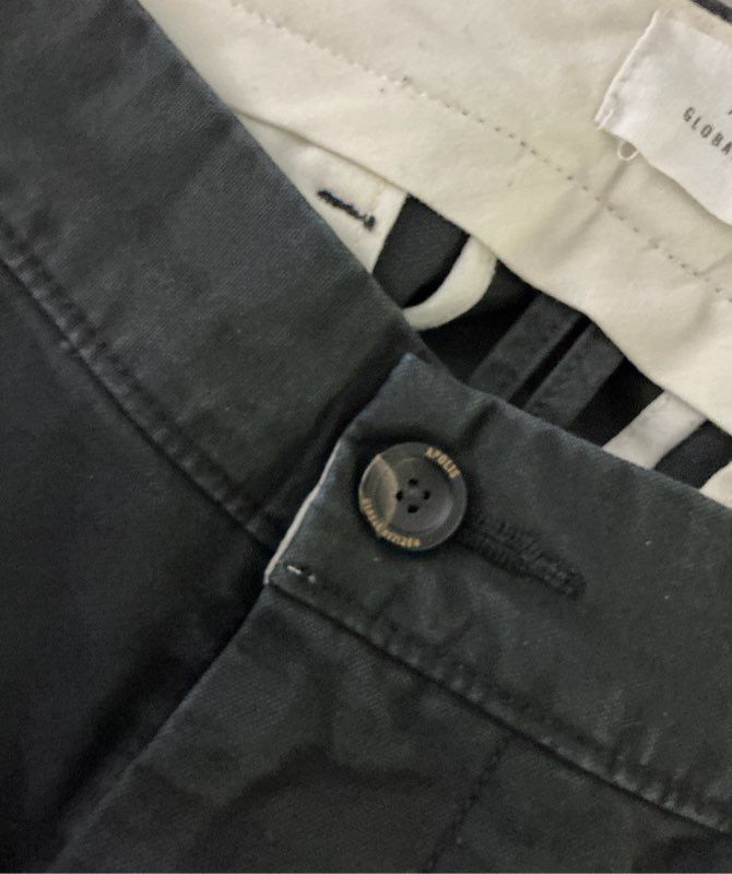 Men's Anapolis Global Citizen Black Chino Pants Size 34 Retail $138