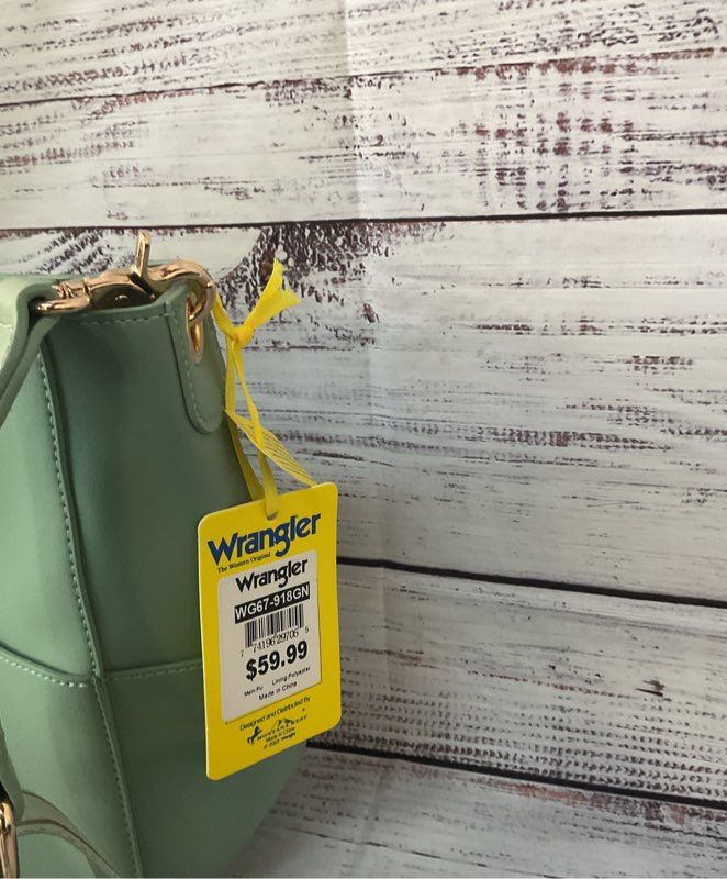 NWT Women's Wrangler Green Crossbody Handbag