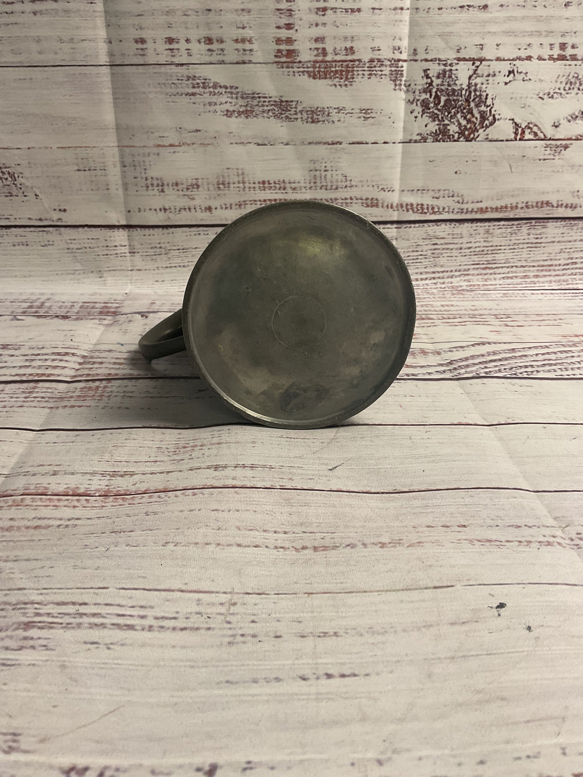 Vintage Pint Pewter Mug Stamped VRWR