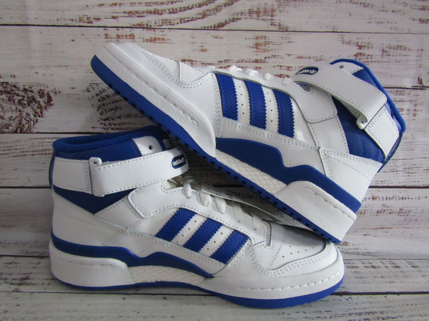 Adidas Forum Mid Men's Royal Blue White Mid Top Sneakers Size 6 FY4976