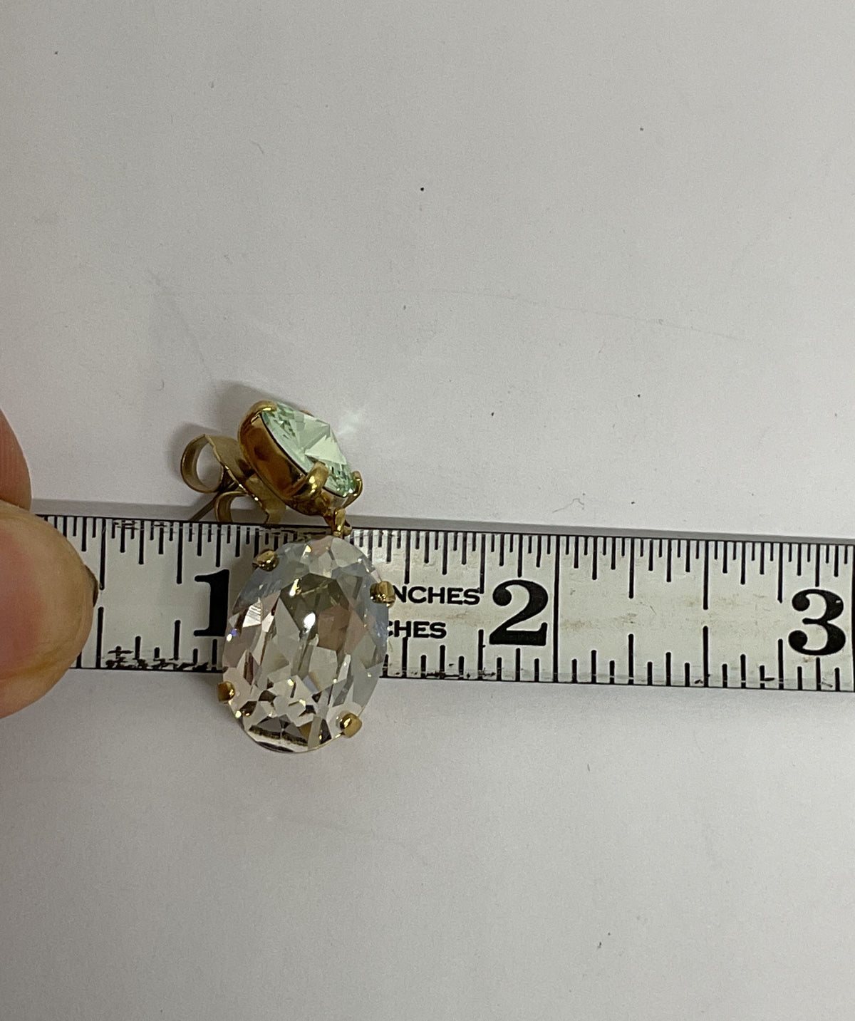 SINGLE Earring by Roxanne Assoulin Gold Tone with Crystals