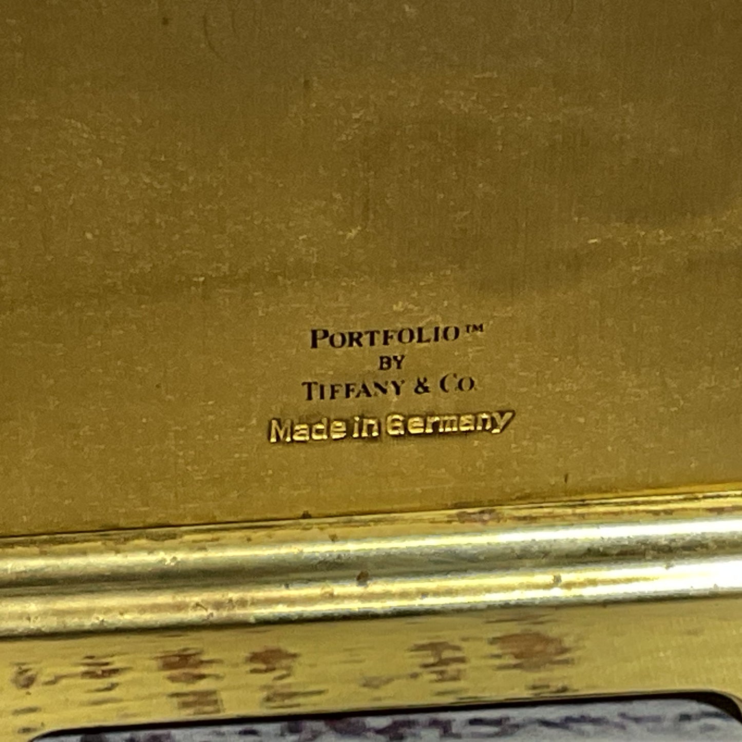 TIFFANY & CO. Portfolio Brass Carriage Mantel Clock (AS-IS / NOT WORKING)