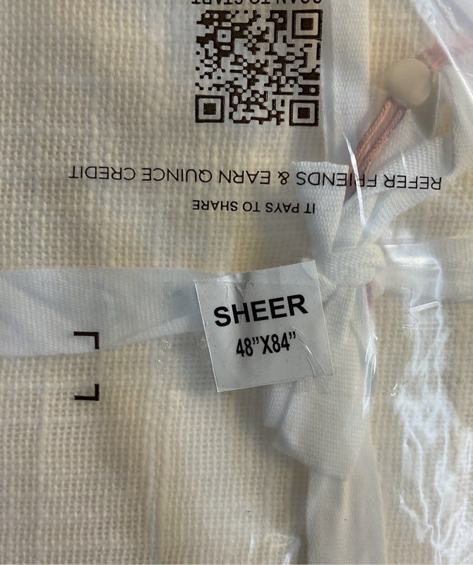 New Sealed Quince European Linen 2 Sheet Set Light Beige 48"x 84"