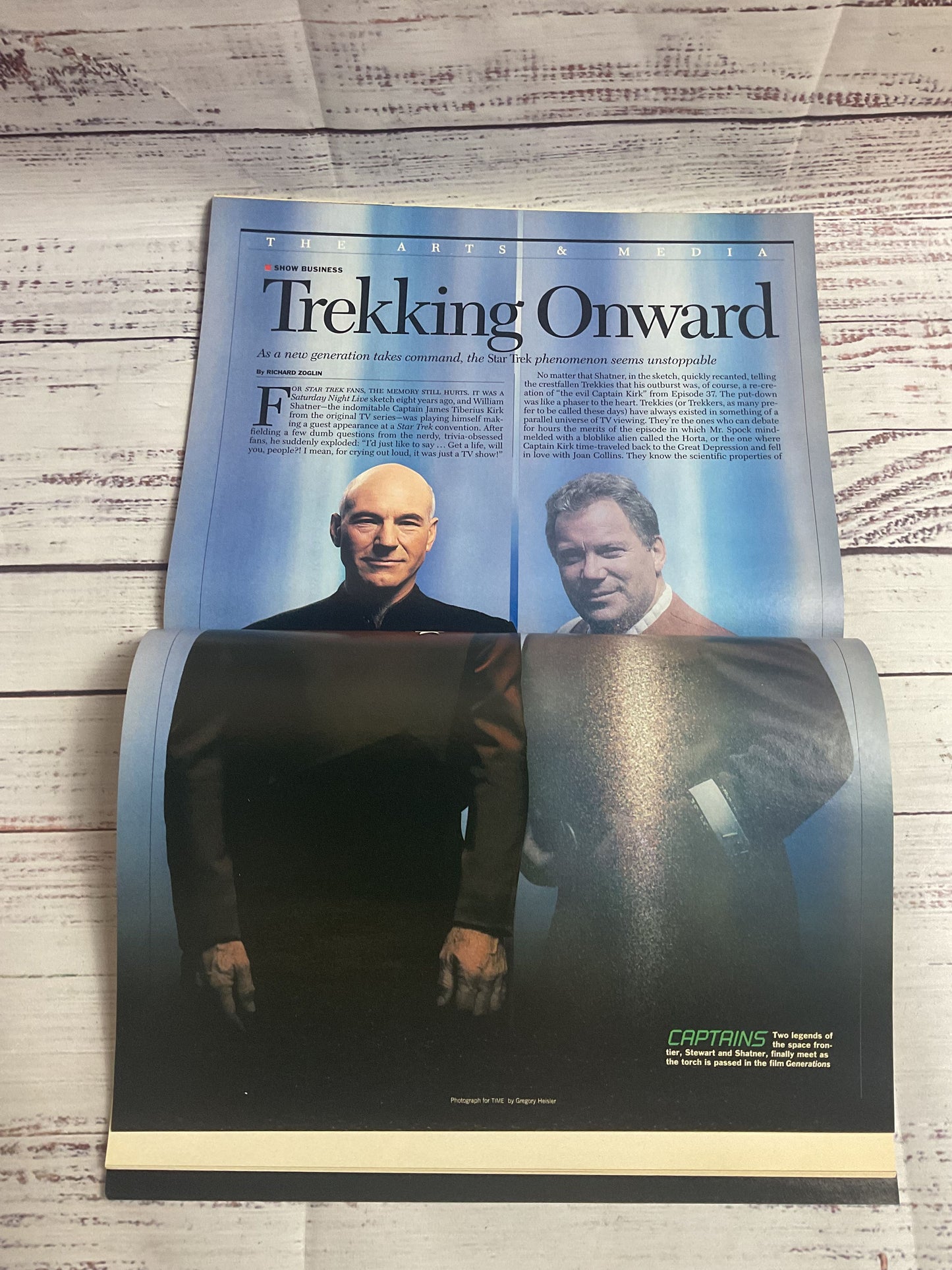 Lot Of 2 Star Trek Magazines Time + Final Frontier Movie Magazine