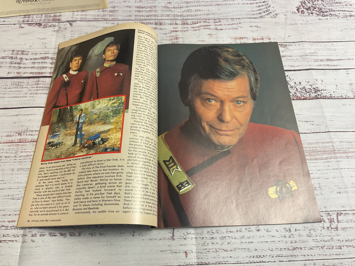 Lot Of 2 Star Trek Magazines Time + Final Frontier Movie Magazine
