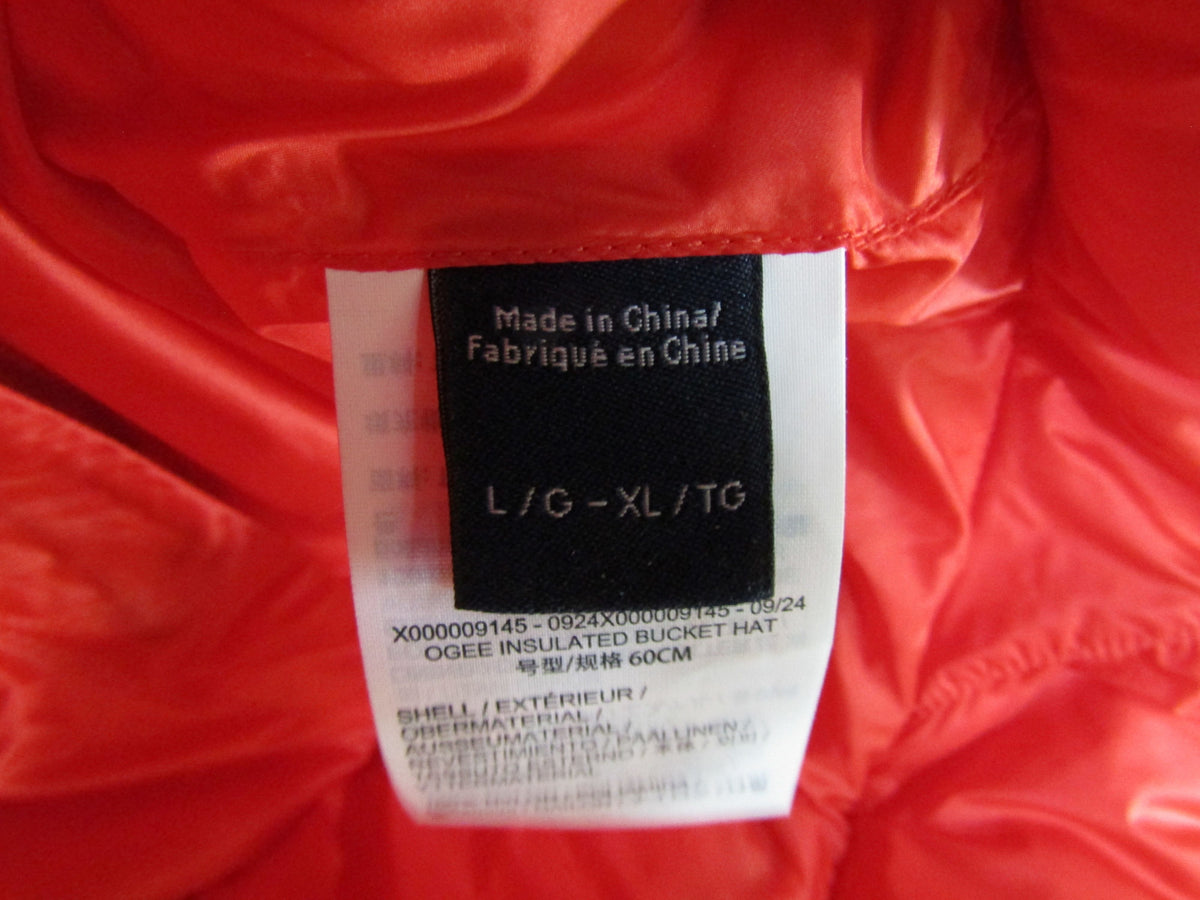 Arc'teryx Ogee Red Insulated Bucket Hat Size L / XL