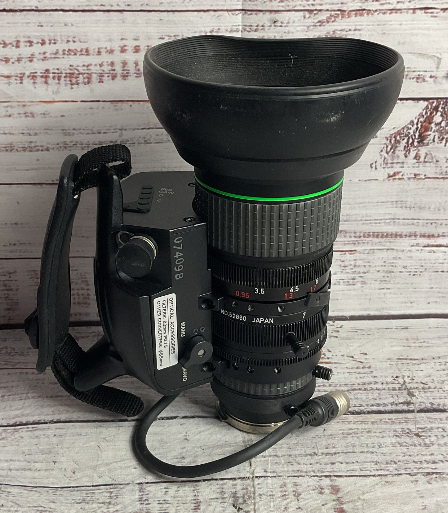 Canon YH17x7 KRS IX12 CCD 17x BCTV Zoom Lens