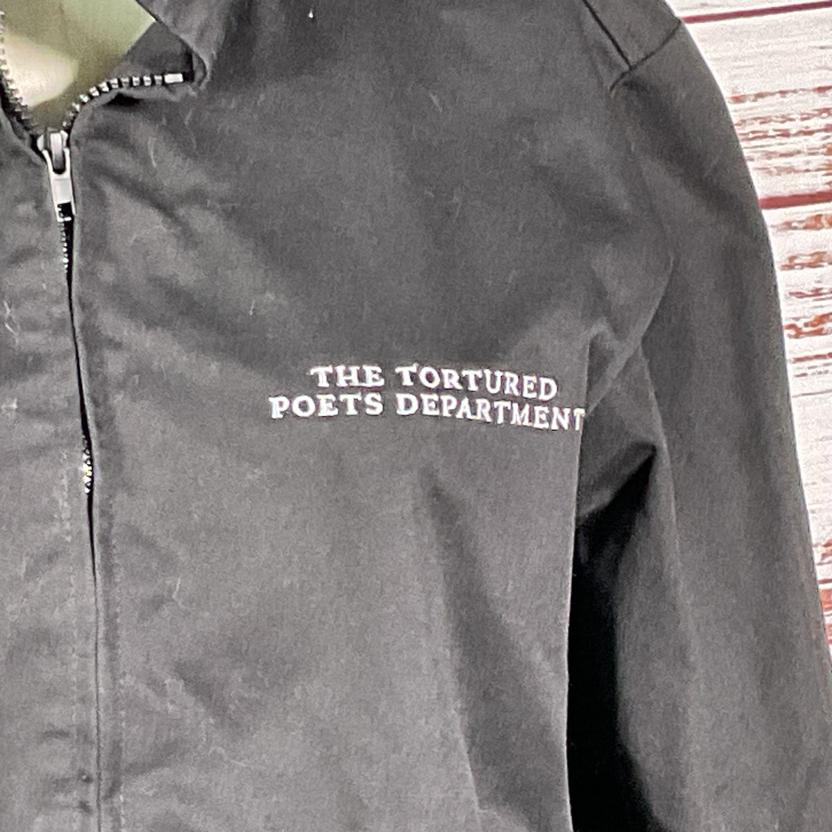 TAYLOR SWIFT The Tortured Poets Department Black Jacket- SZ L